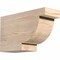 Ekena Millwork Alpine Smooth Rafter Tail, Douglas Fir, 5 1/2"W x 10"H x 16"L RFT06X10X16ALP00SDF - alternate 1